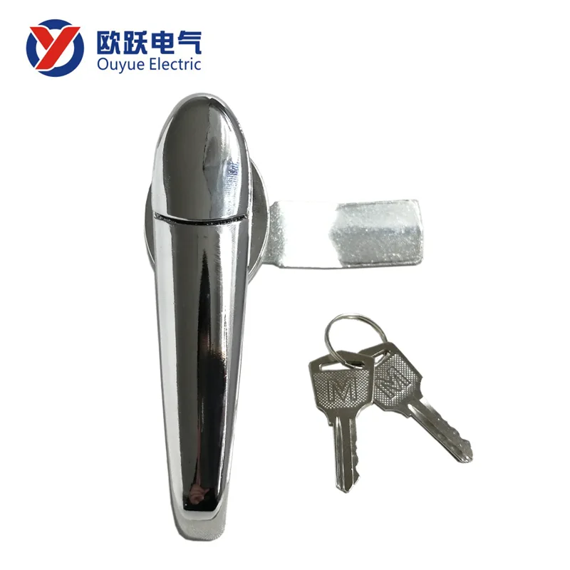 Glossy Alloy Handle Lock